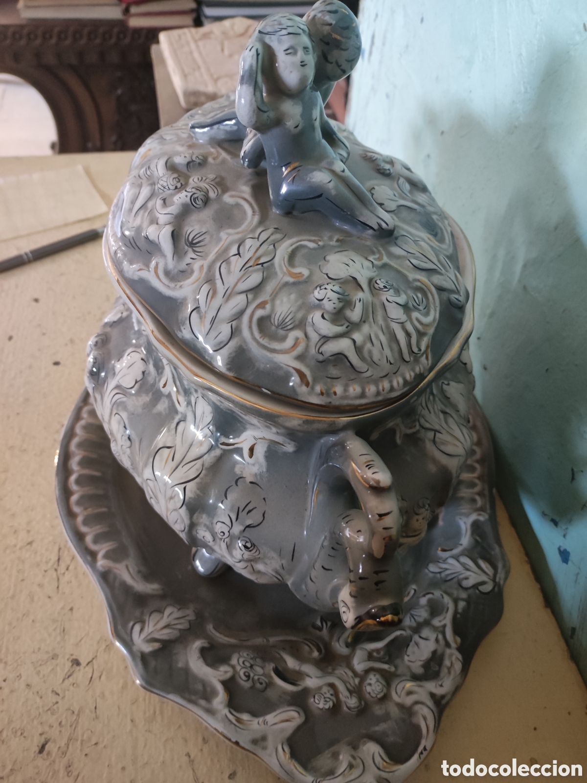 Antig&uuml;edades: Sopera cer&aacute;mica - Foto 4