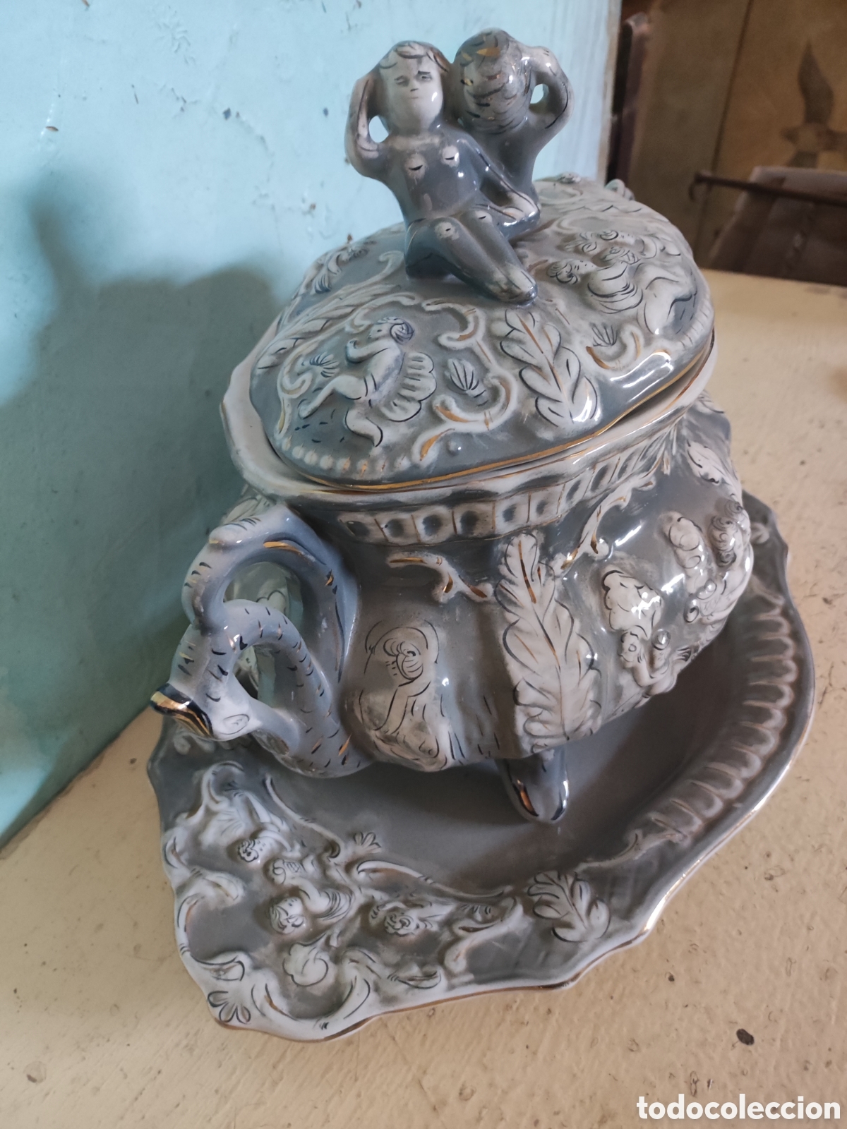Antig&uuml;edades: Sopera cer&aacute;mica - Foto 5