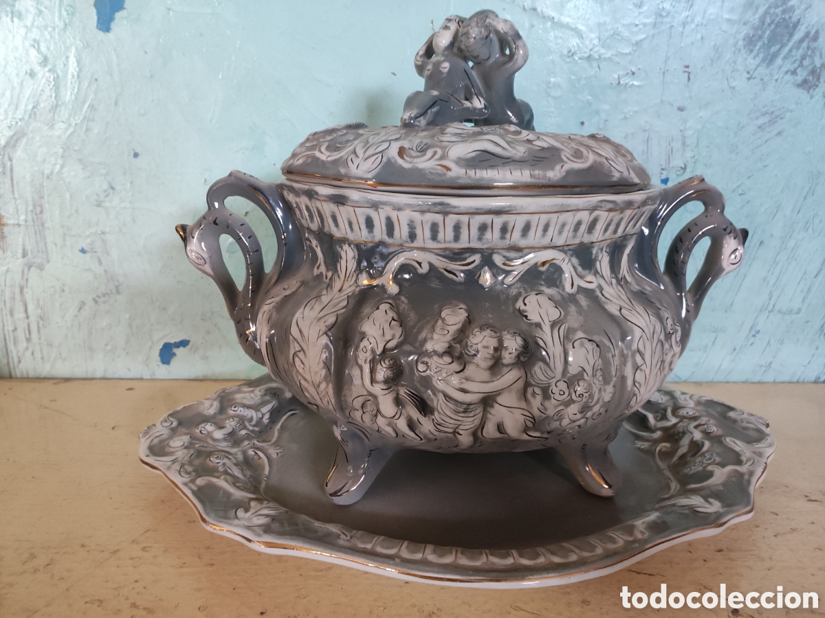 Antig&uuml;edades: Sopera cer&aacute;mica - Foto 1