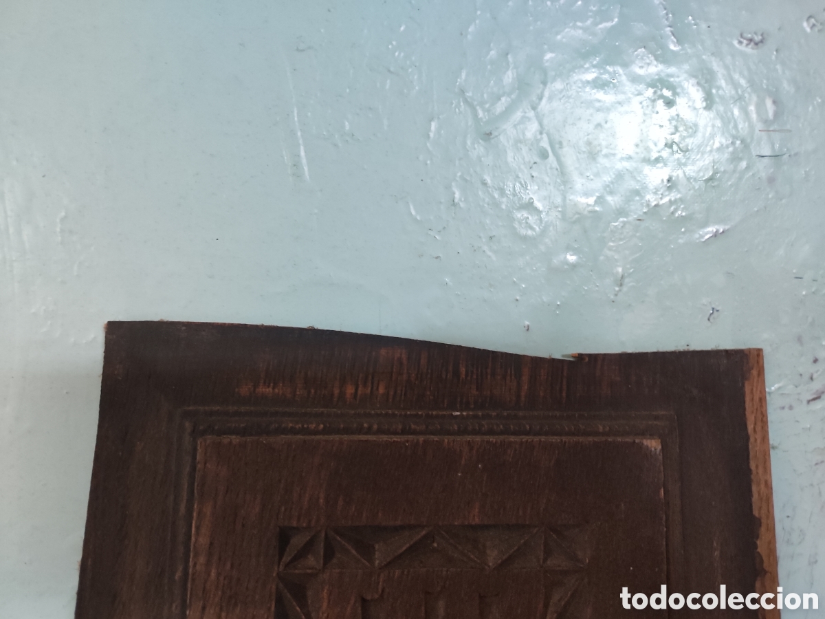 Antig&uuml;edades: Entrepa&ntilde;o roble tallado - Foto 2
