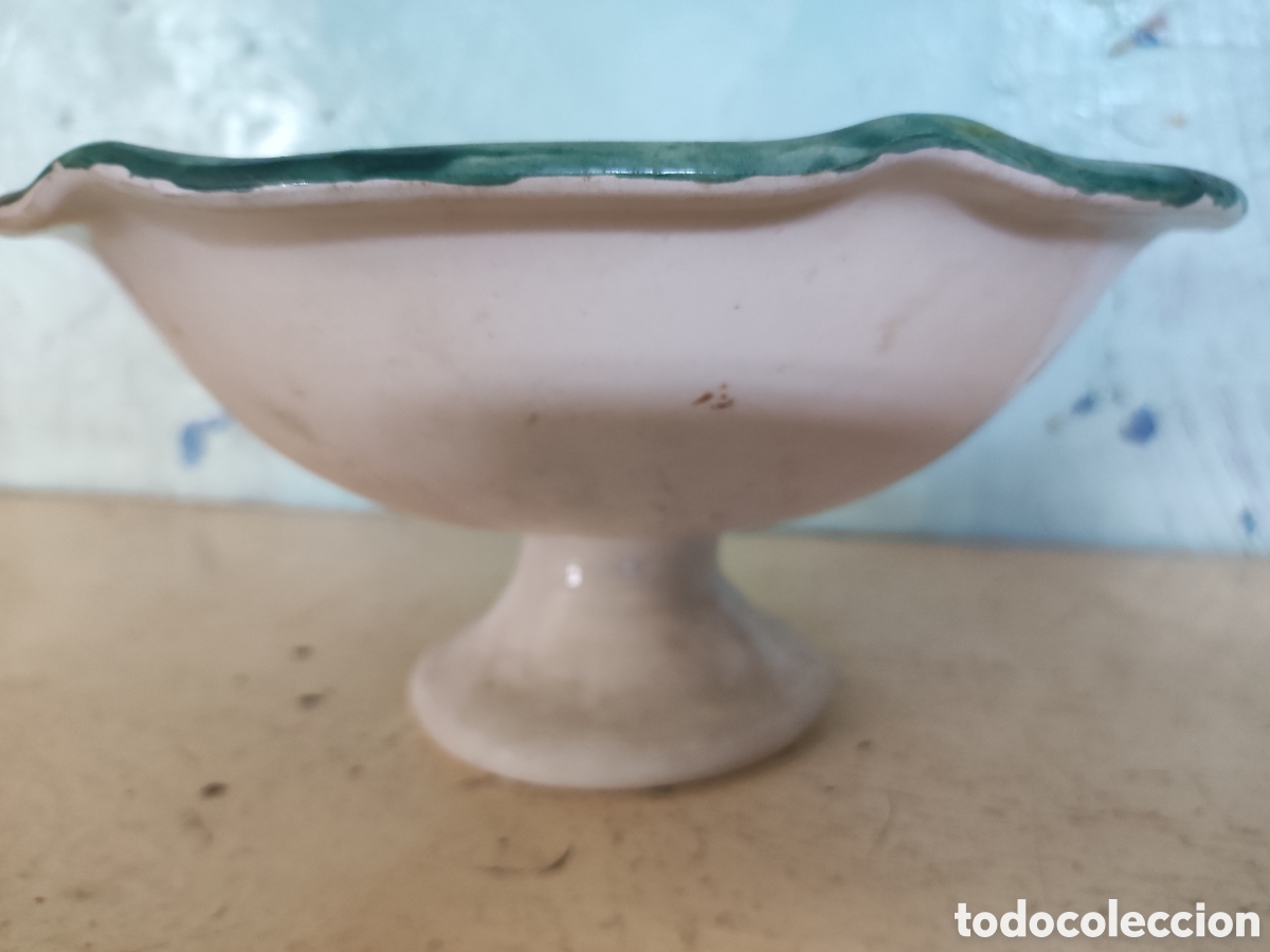 Antig&uuml;edades: Frutero de cer&aacute;mica - Foto 3