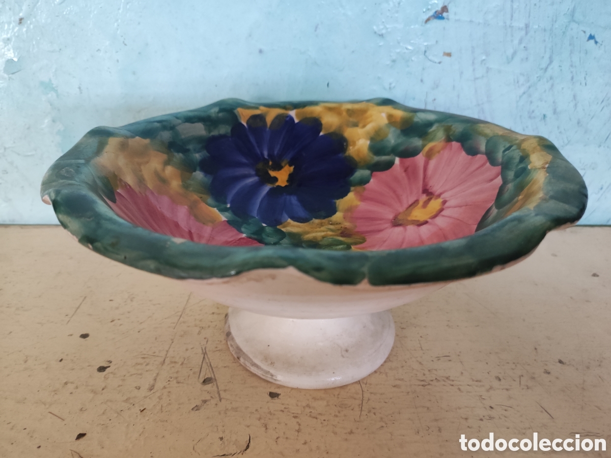 Antig&uuml;edades: Frutero de cer&aacute;mica - Foto 1