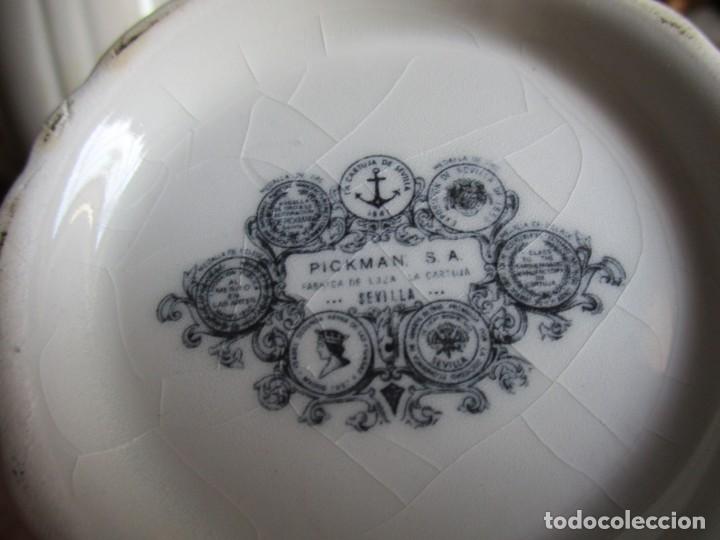 Antig&uuml;edades: cafetera azucarero y lechera Pickman - Foto 2
