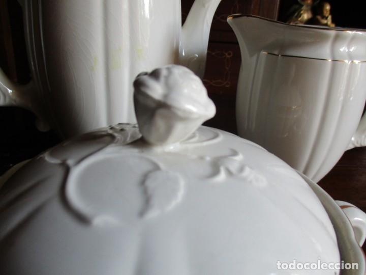 Antig&uuml;edades: cafetera azucarero y lechera Pickman - Foto 3
