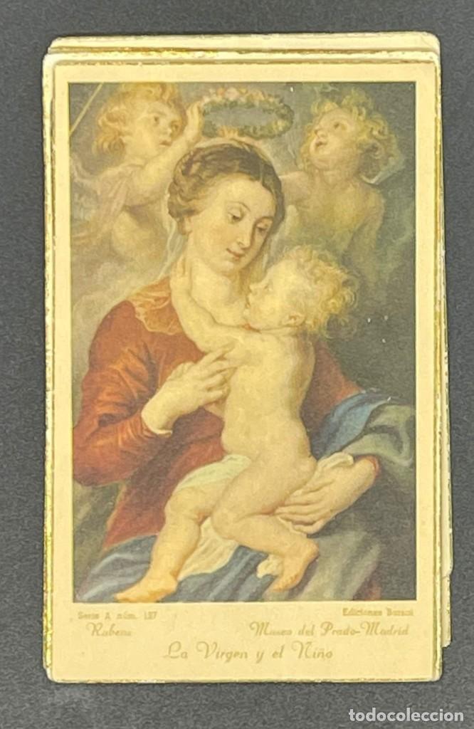 Antig&uuml;edades: LOTE DE 9 ANTIGUAS ESTAMPAS RELIGIOSAS - Foto 3
