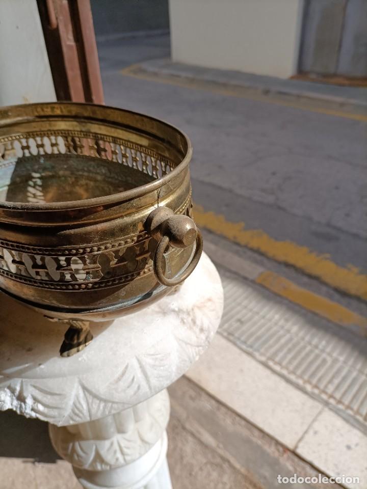 Antig&uuml;edades: ANTIGUO MACETERO /COBRE .CUBREMACETAS - Foto 2