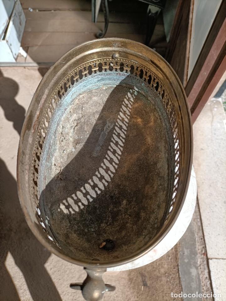 Antig&uuml;edades: ANTIGUO MACETERO /COBRE .CUBREMACETAS - Foto 4