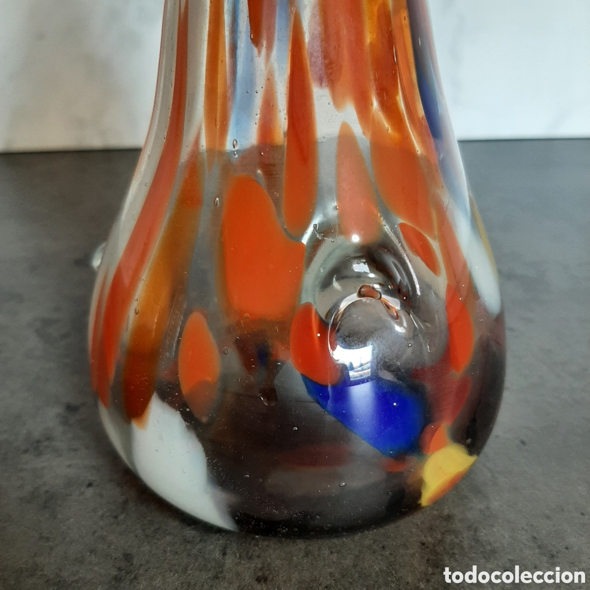 Antig&uuml;edades: JARR&Oacute;N CRISTAL MURANO 24cm - Foto 6