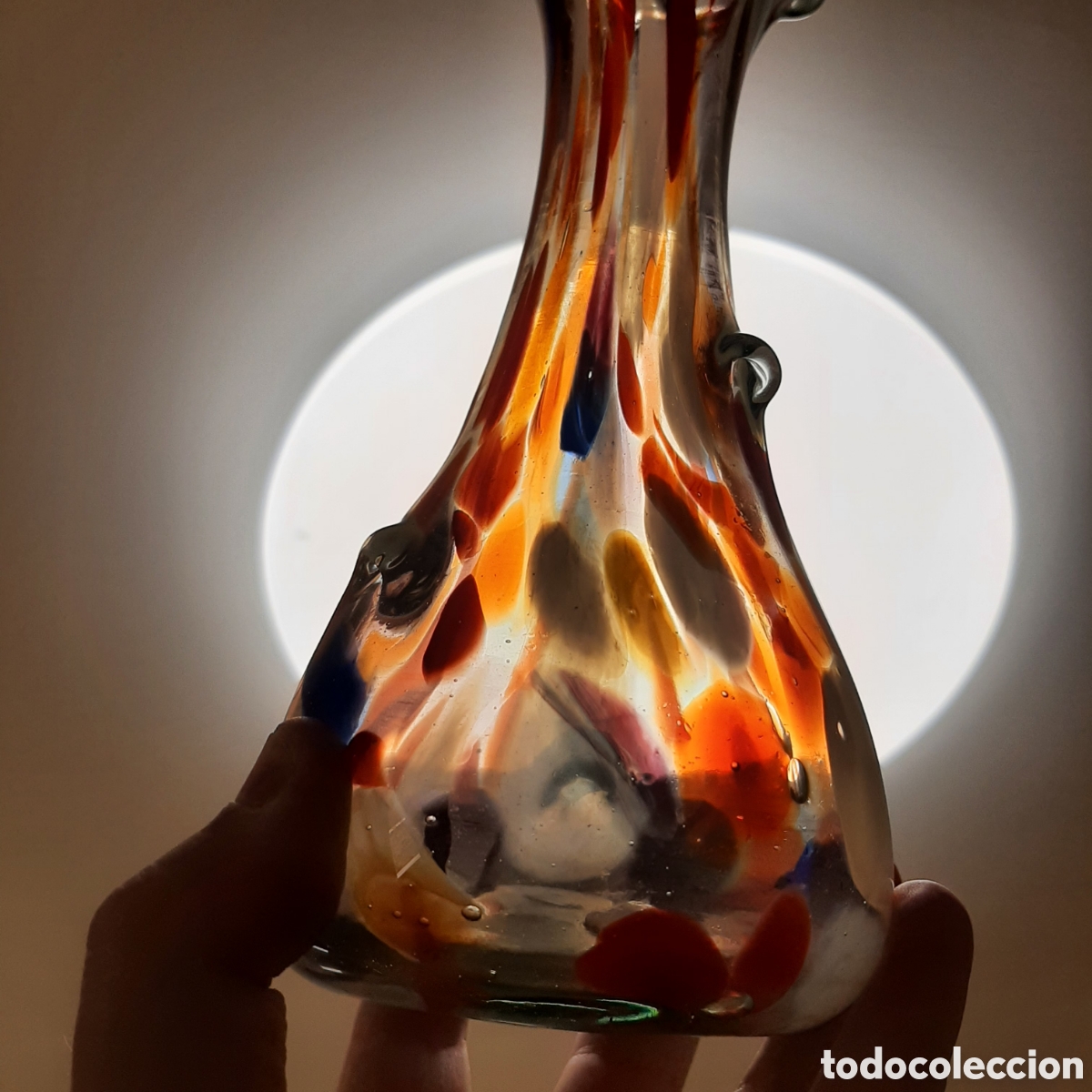 Antig&uuml;edades: JARR&Oacute;N CRISTAL MURANO 24cm - Foto 1