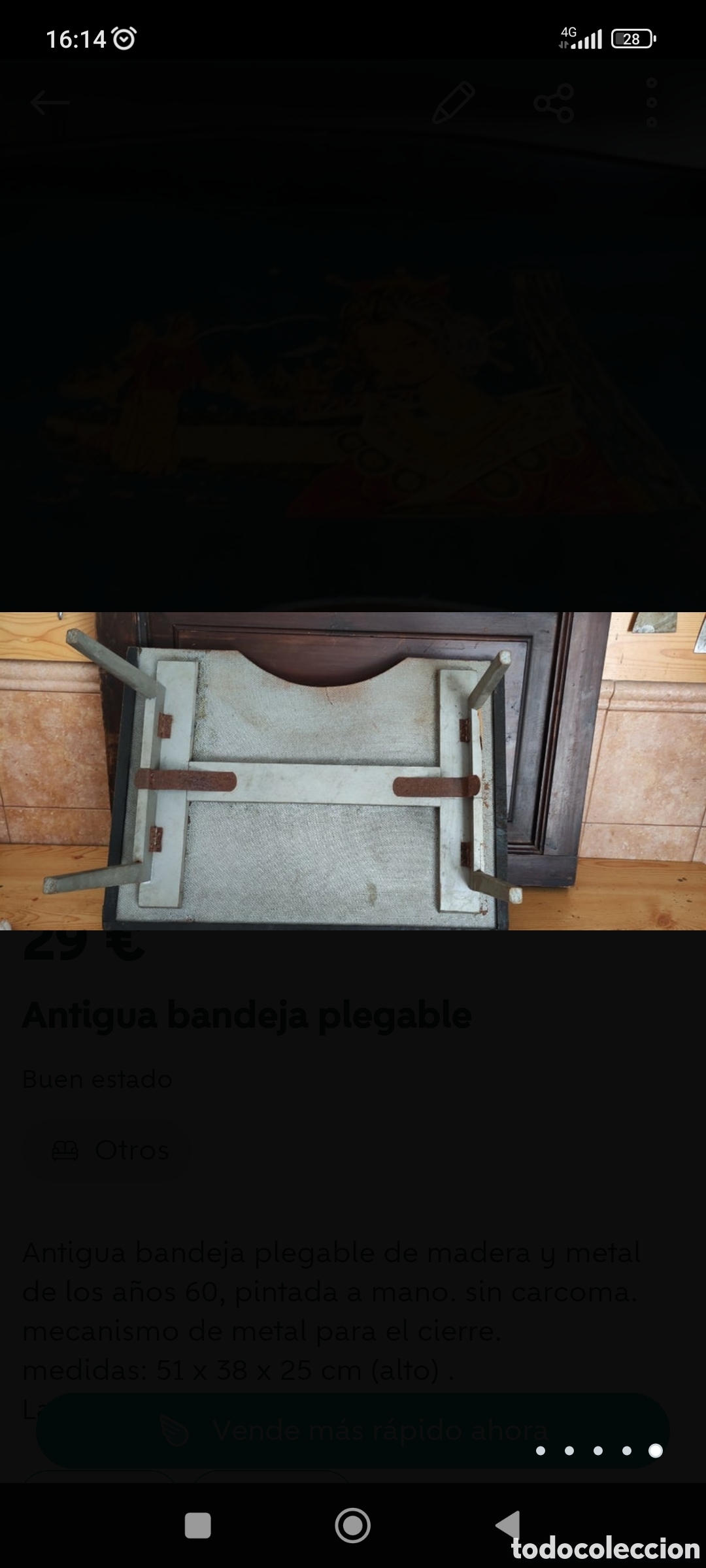 Antig&uuml;edades: ANTIGUA BANDEJA - Foto 6