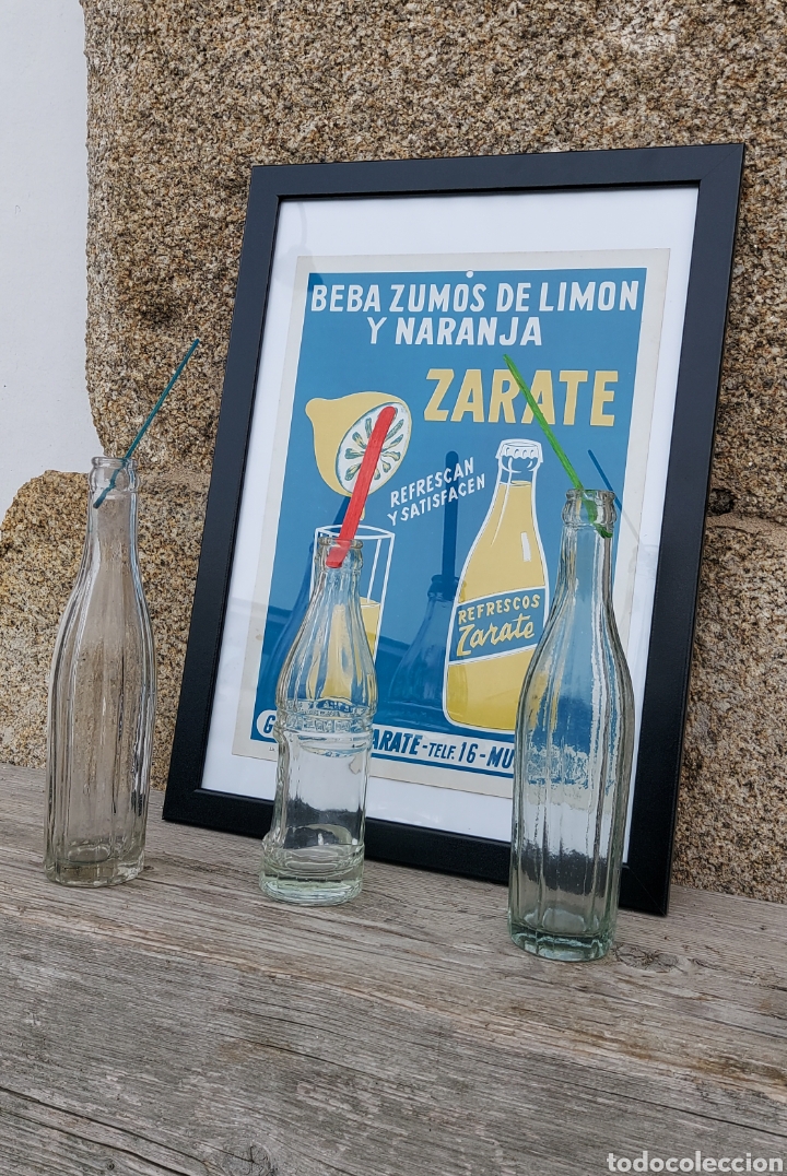 Antig&uuml;edades: Botellas antiguas refrescos Z&aacute;rate - Foto 5