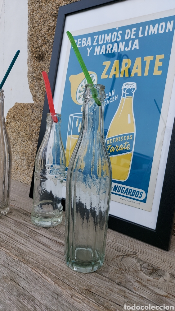Antig&uuml;edades: Botellas antiguas refrescos Z&aacute;rate - Foto 1