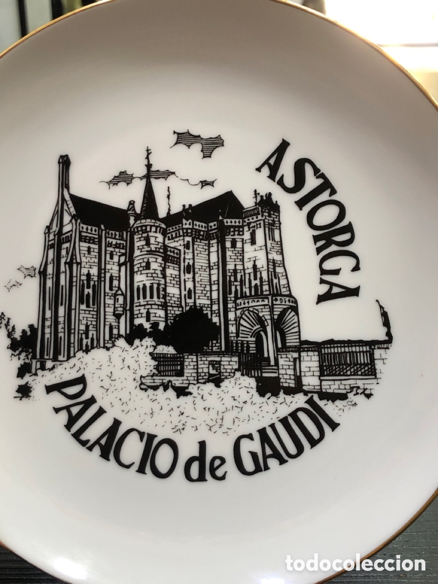 Antig&uuml;edades: Plato Astorga, Palacio de Gaudi (L44) - Foto 2