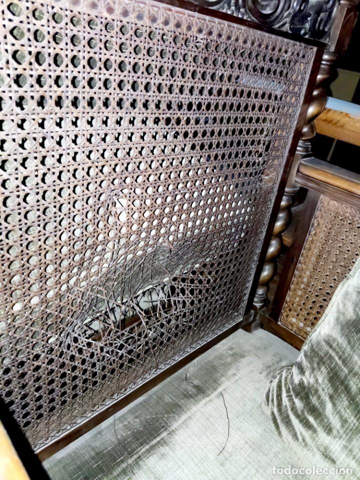 Antig&uuml;edades: Sofa con 2 sillones estilo renacimiento - Foto 8