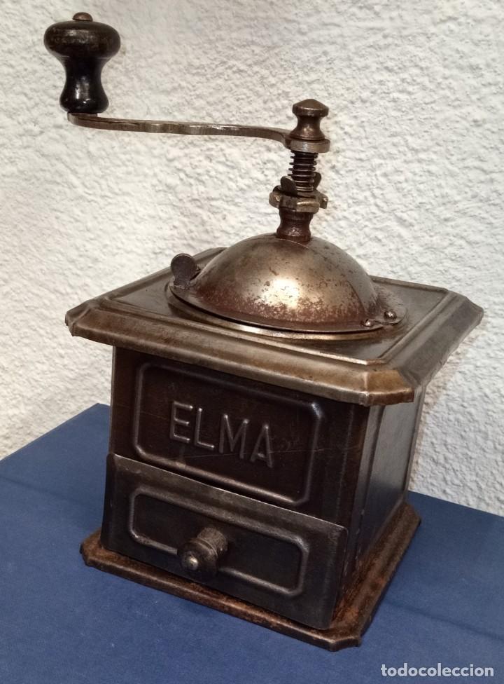 Antiquit&eacute;s: Antiguo molinillo de caf&eacute; ELMA