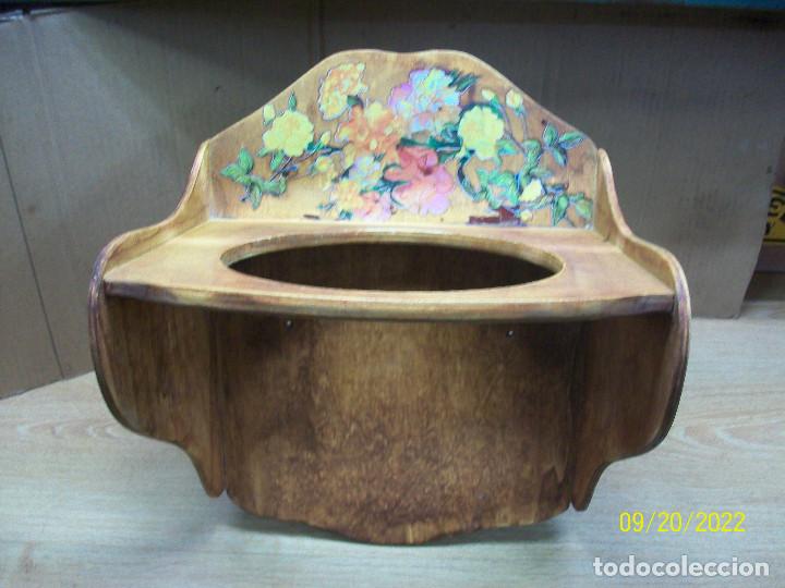 Antig&uuml;edades: ANTIGUO JARRON CON SOPORTE - Foto 8