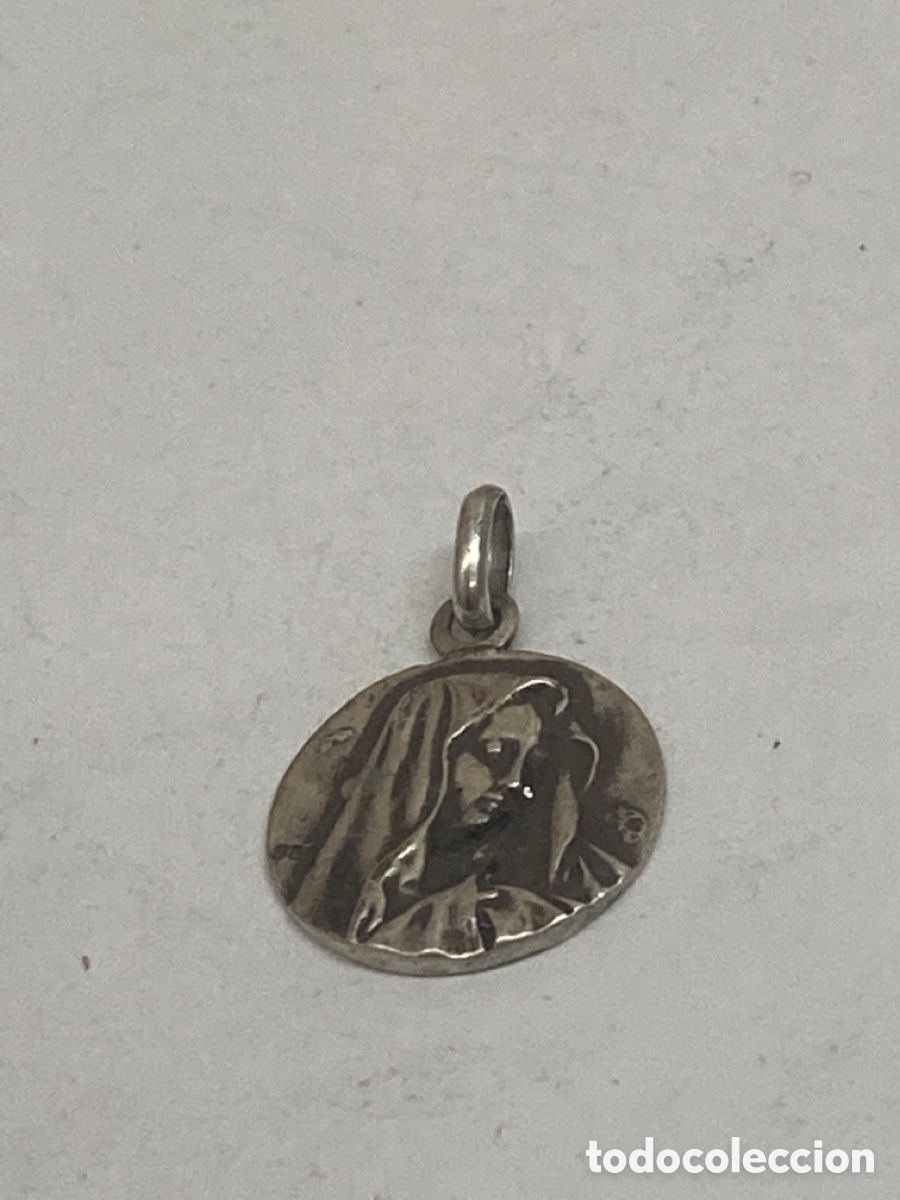 Antig&uuml;edades: Medalla de plata religiosa - Foto 1
