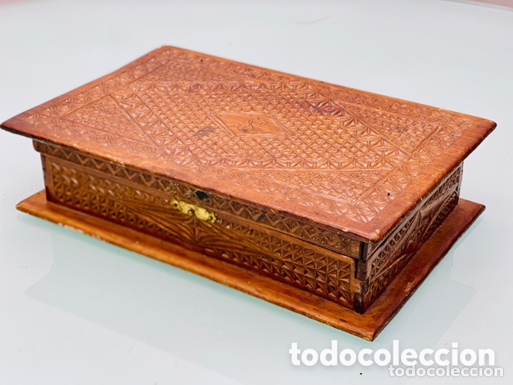 Antig&uuml;edades: ANTIGUA CAJA - JOYERO - Foto 4