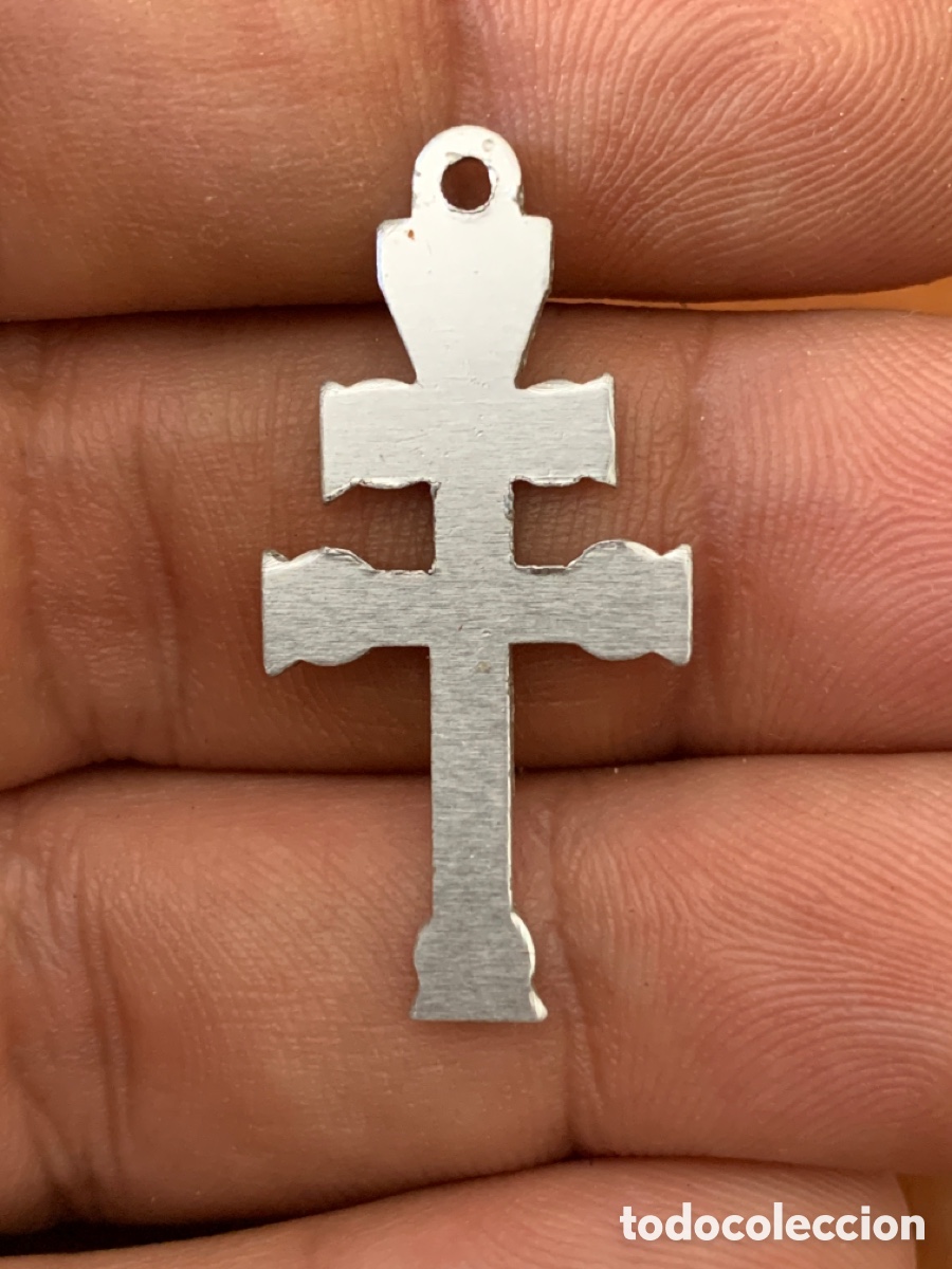 Antig&uuml;edades: CRUZ DE CARAVACA EN ALUMINIO CASERA? - Foto 1