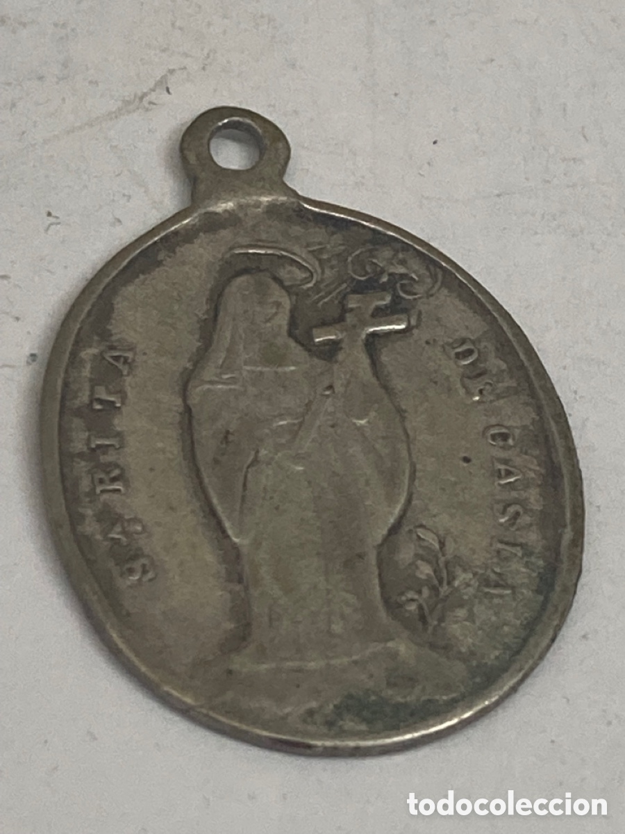 Antig&uuml;edades: Medalla de plata religiosa - Foto 1
