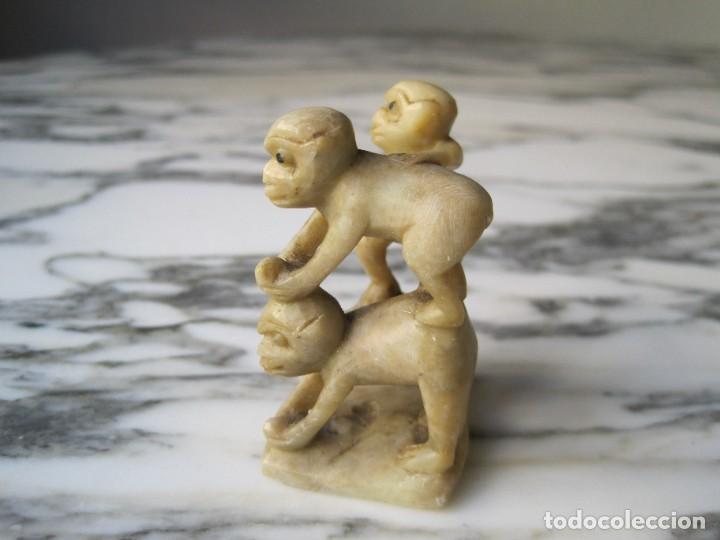 Antig&uuml;edades: FIGURA DE PIEDRA JAB&Oacute;N - MONOS - Foto 3