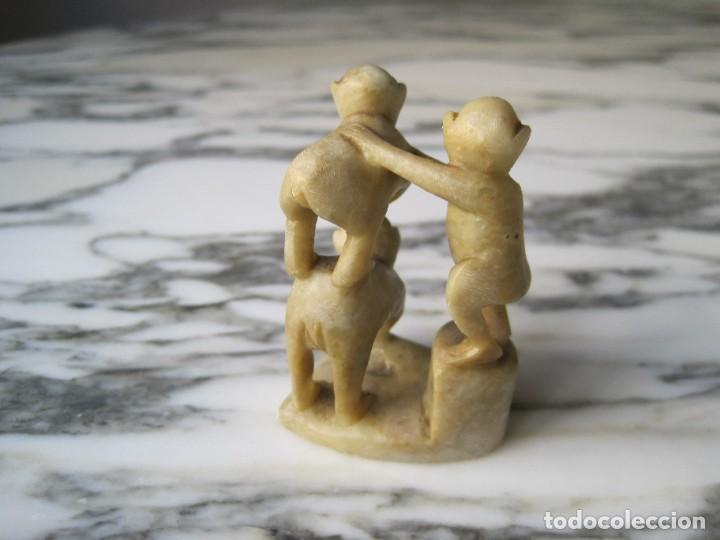 Antig&uuml;edades: FIGURA DE PIEDRA JAB&Oacute;N - MONOS - Foto 4