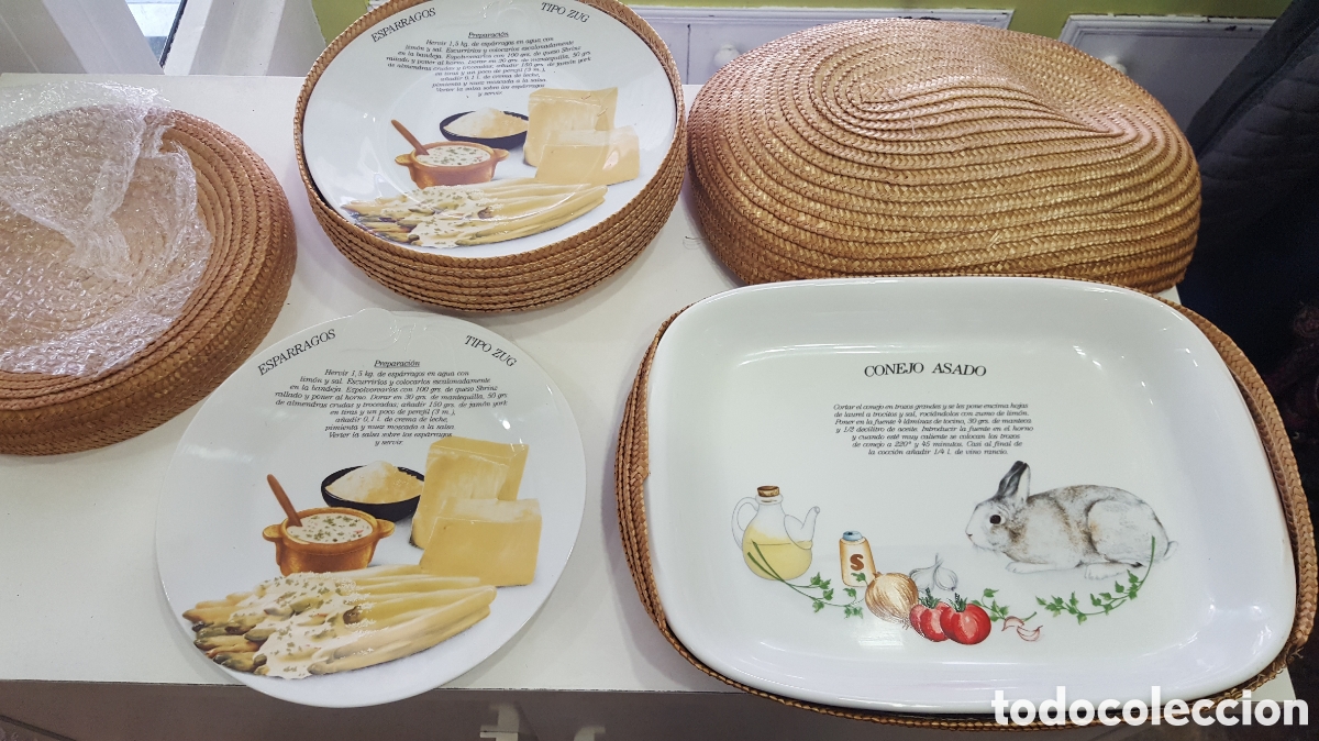 Antig&uuml;edades: 5 platos y 1 fuente - Foto 1
