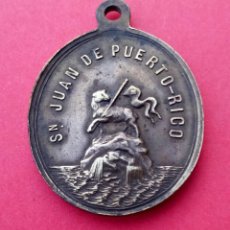 Antiquités: PRECIOSA MEDALLA SIGLO XIX VIRGEN DE LA PROVIDENCIA. PUERTO RICO. Lote 362685605