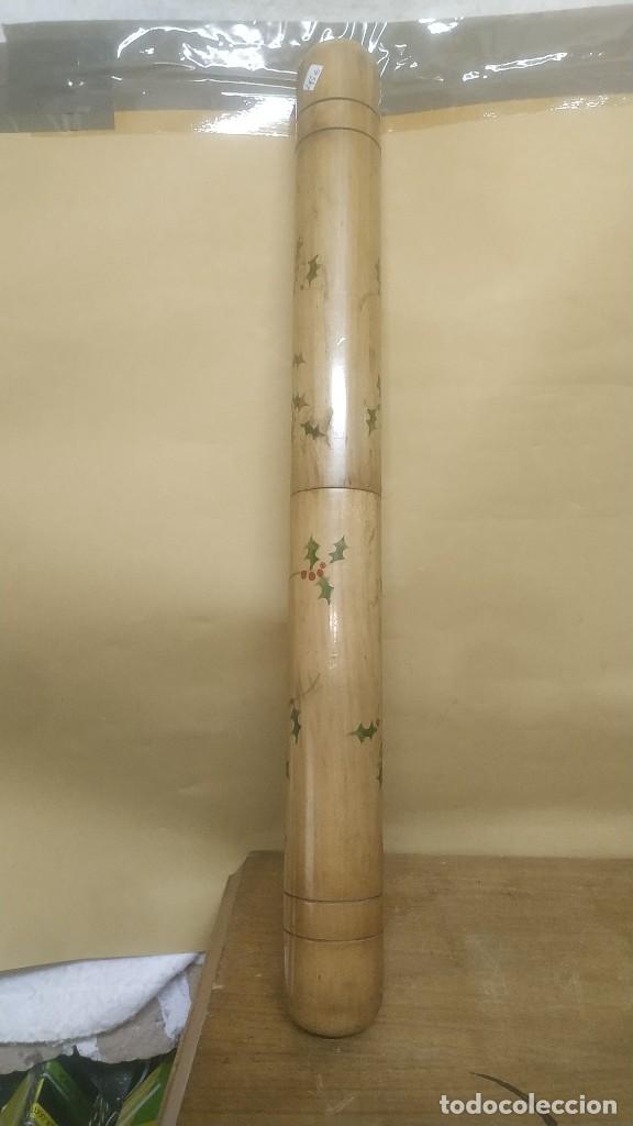 Antig&uuml;edades: Antiguo estuche de madera para agujas de ganchillo - Foto 1
