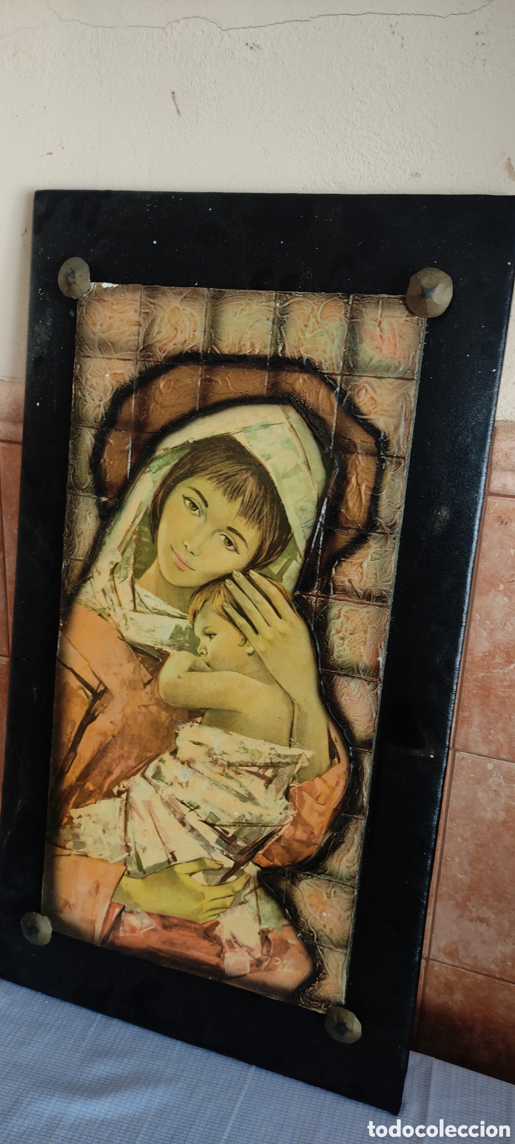 Antig&uuml;edades: ANTIGUO CUADRO RELIGIOSO - Foto 4