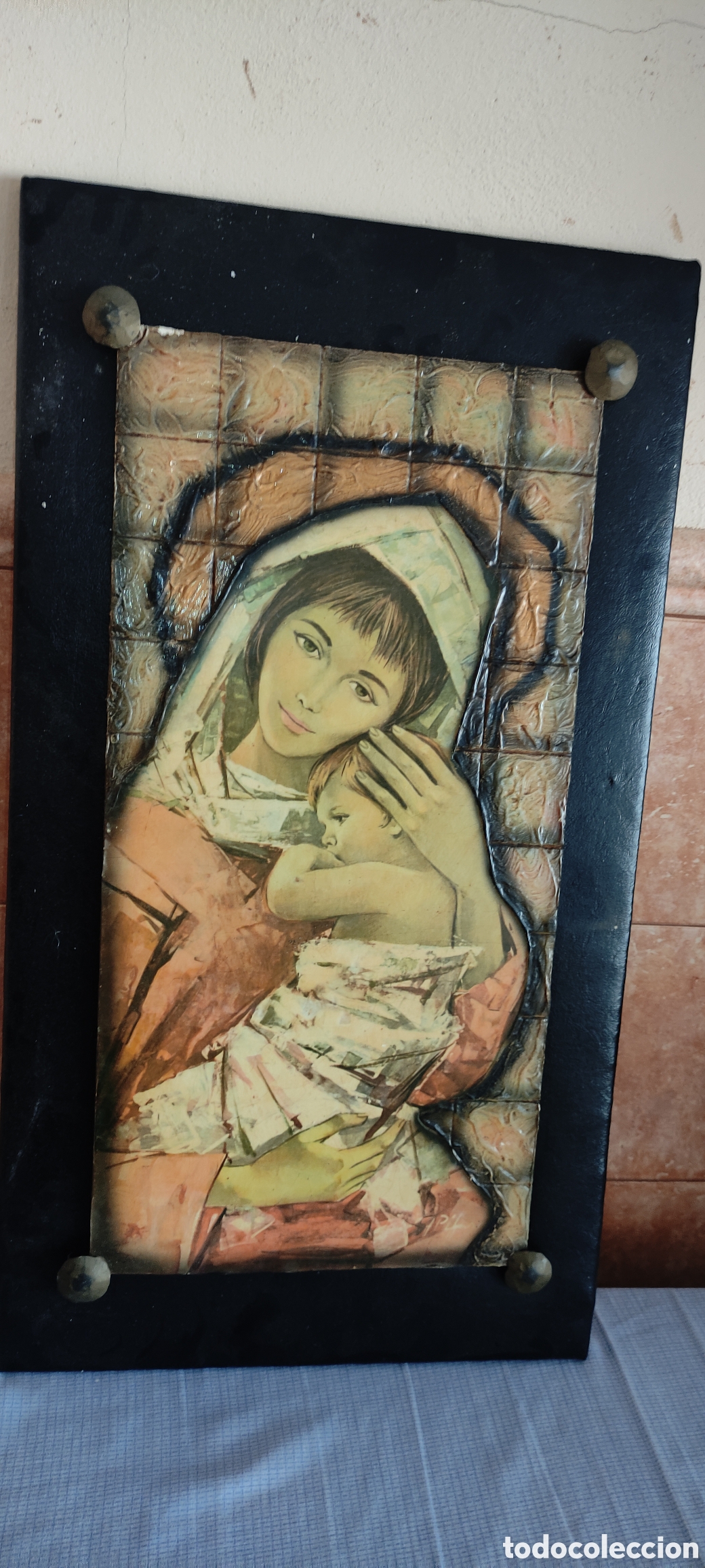 Antig&uuml;edades: ANTIGUO CUADRO RELIGIOSO - Foto 5