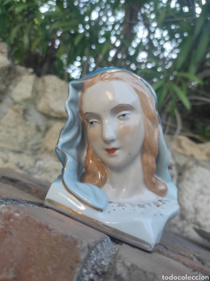 Antig&uuml;edades: Virgen de porcelana - Foto 1