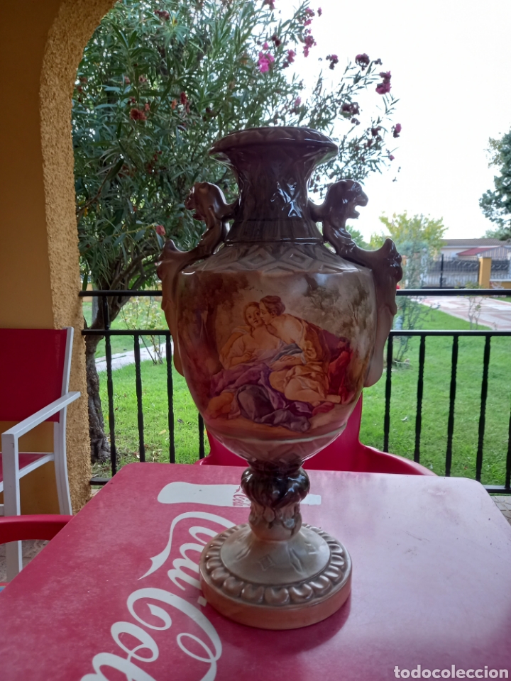 Oggetti Antichi: GRAN JARRON DECORADO