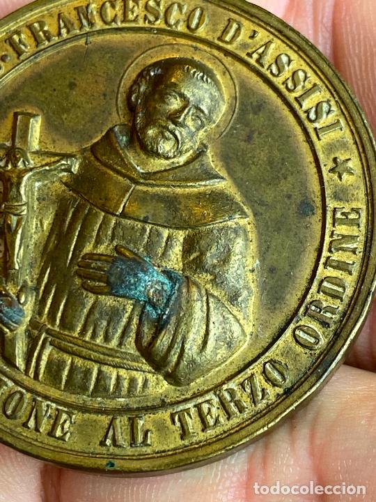 Antig&uuml;edades: MEDALLA RELIGIOSA SAN FRANCISCO DE ASIS, - Foto 2