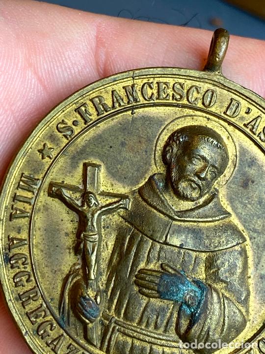 Antig&uuml;edades: MEDALLA RELIGIOSA SAN FRANCISCO DE ASIS, - Foto 6