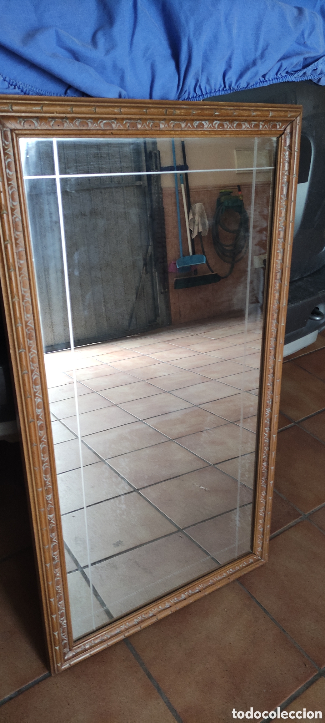 Antig&uuml;edades: ESPEJO ANTIGUO De MADERA - Foto 2