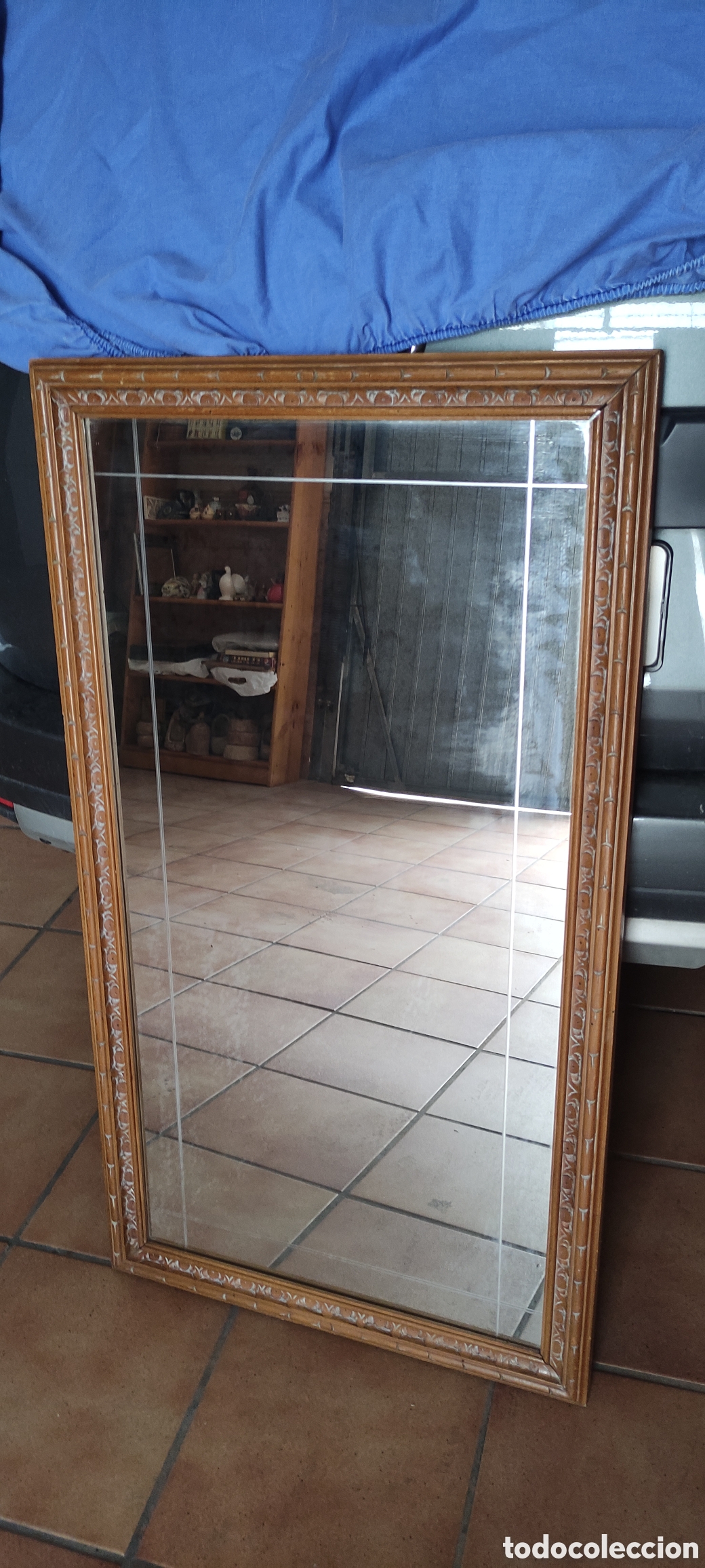Antig&uuml;edades: ESPEJO ANTIGUO De MADERA - Foto 3