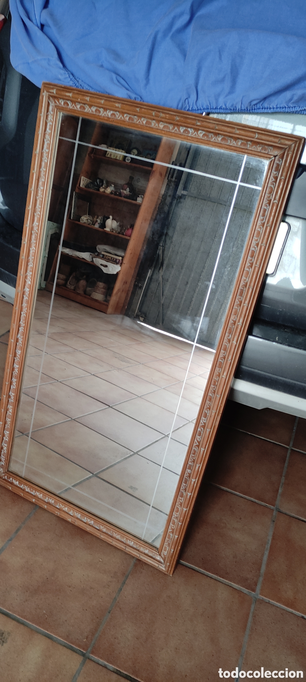 Antig&uuml;edades: ESPEJO ANTIGUO De MADERA - Foto 4