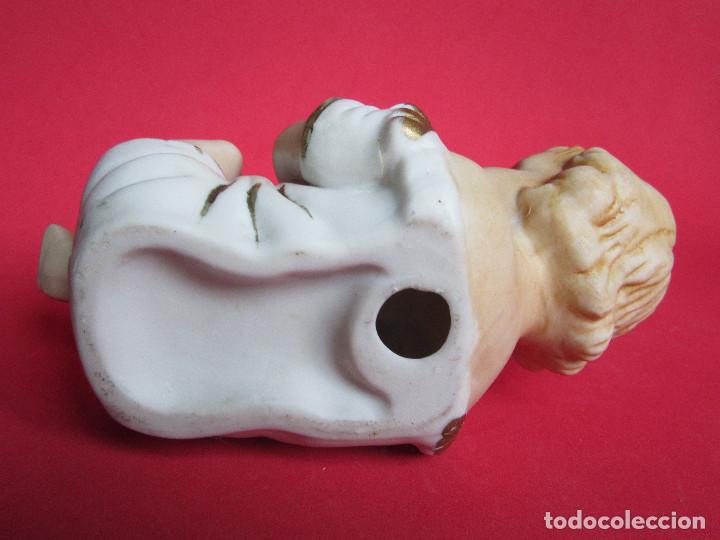 Antig&uuml;edades: BEBE PIANO DE PORCELANA BISCUIT - Foto 7