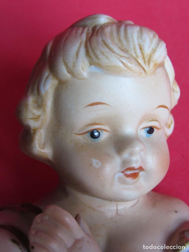 Antig&uuml;edades: BEBE PIANO DE PORCELANA BISCUIT - Foto 8