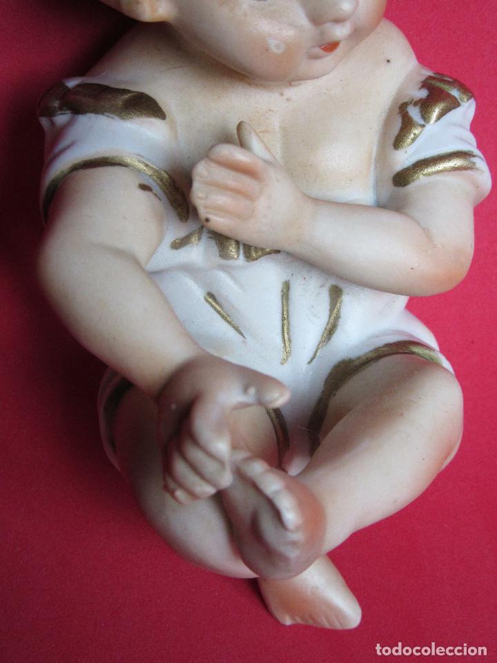 Antig&uuml;edades: BEBE PIANO DE PORCELANA BISCUIT - Foto 9