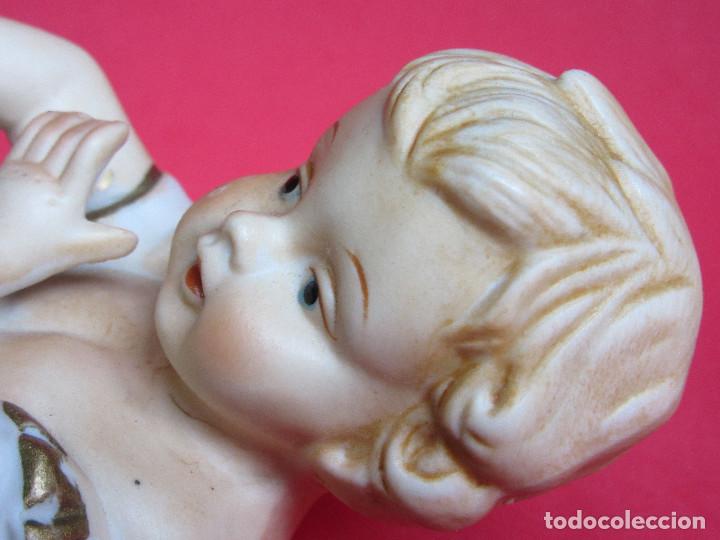 Antig&uuml;edades: BEBE PIANO DE PORCELANA BISCUIT - Foto 14