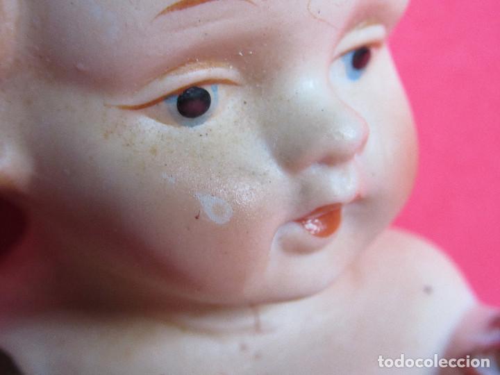 Antig&uuml;edades: BEBE PIANO DE PORCELANA BISCUIT - Foto 16
