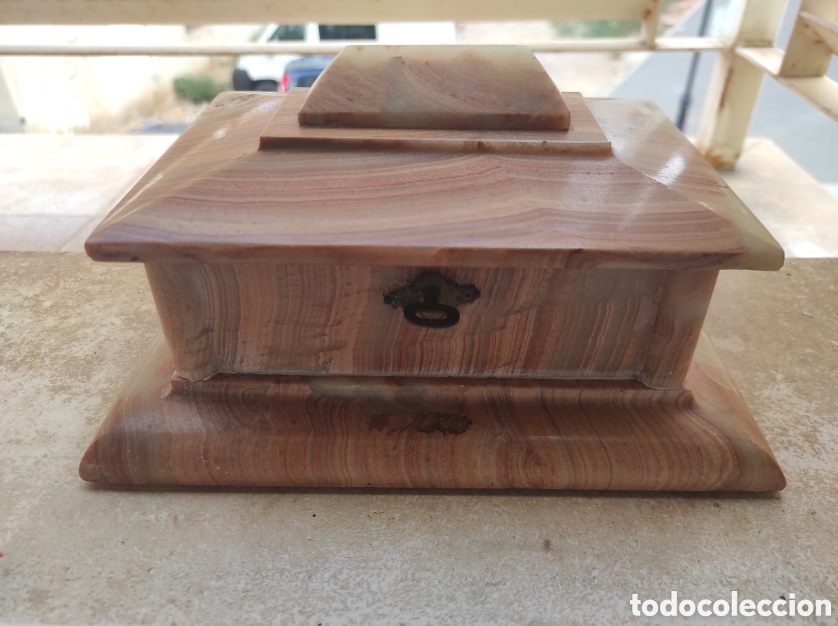 Antig&uuml;edades: Antiguo Joyero de M&aacute;rmol - Foto 3