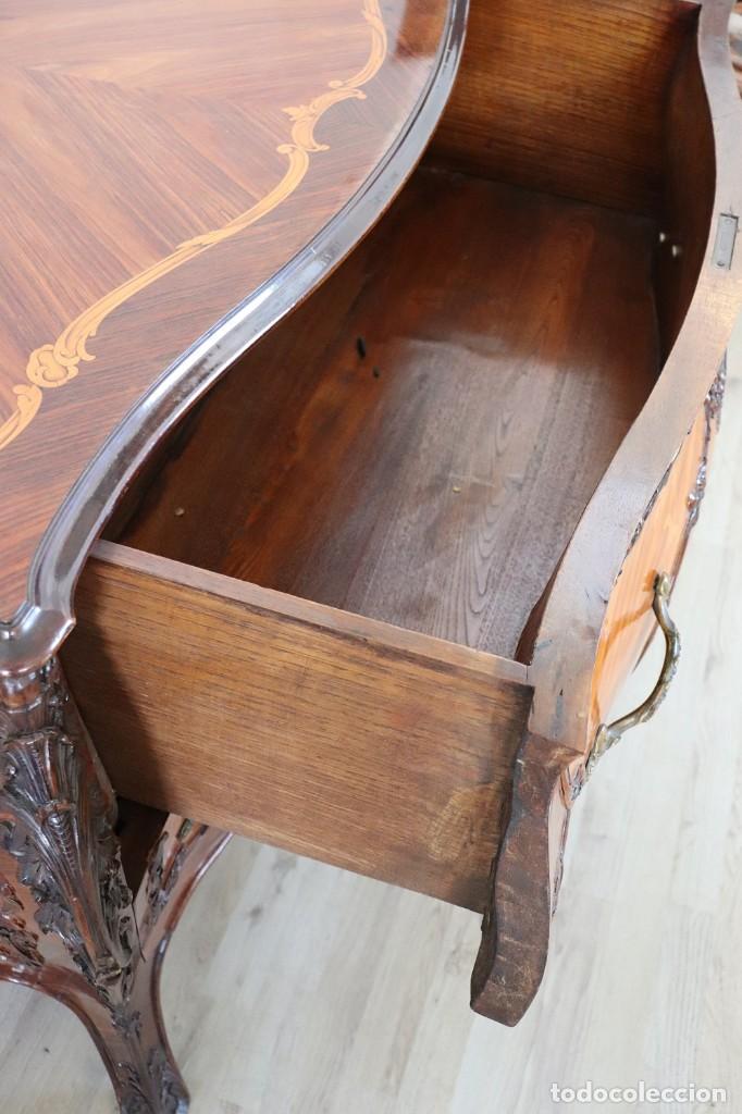 Antig&uuml;edades: tocador con incrustaciones de nogal - Foto 9