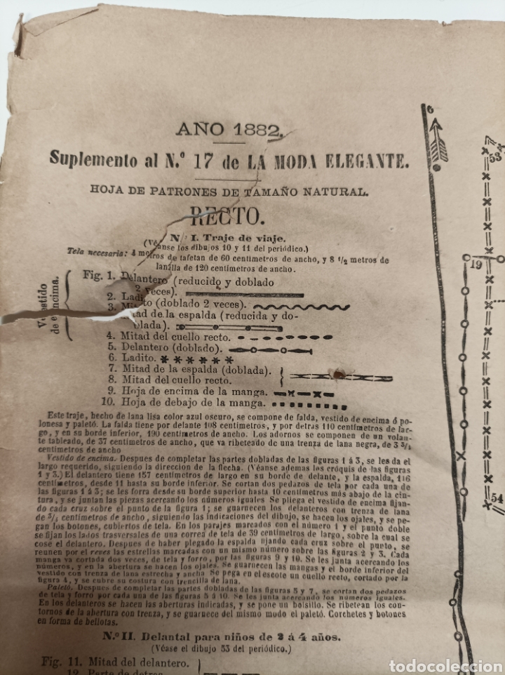 Antig&uuml;edades: La moda elegante 1882 N17 patrones - Foto 3