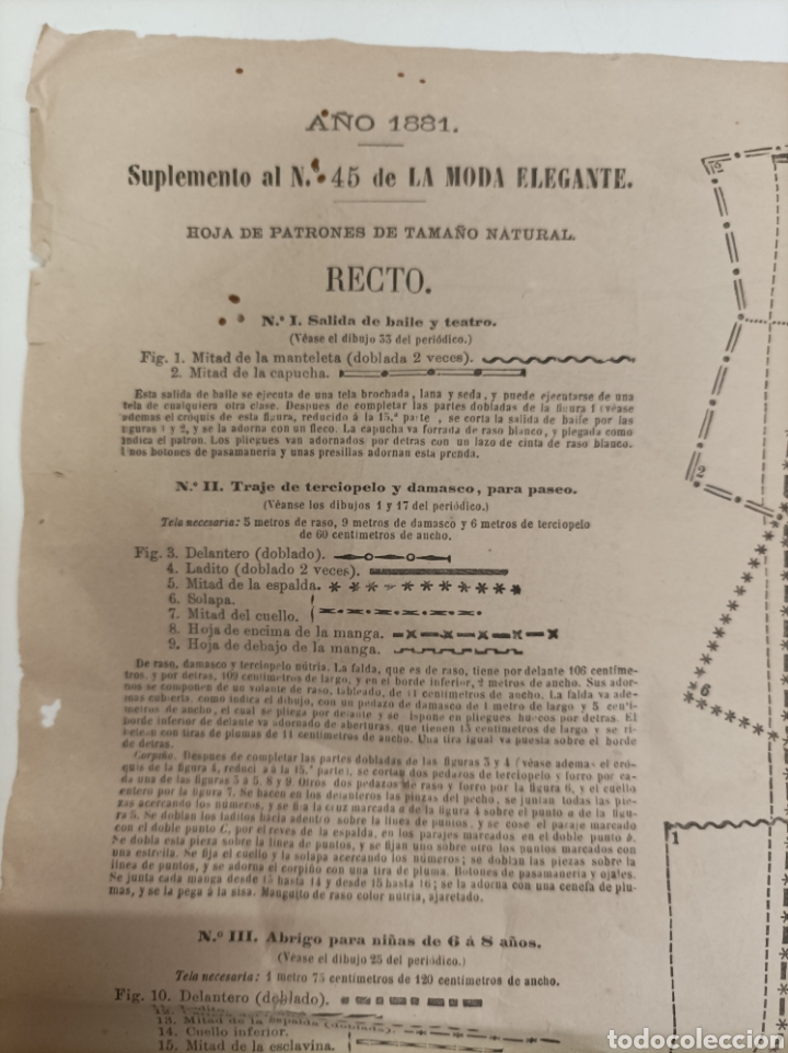Antig&uuml;edades: Suplemento la moda elegante N45 1881 - Foto 3