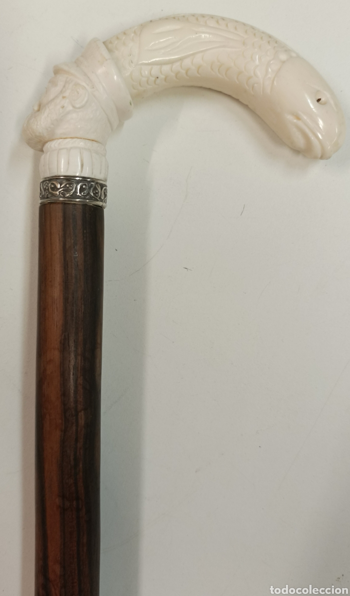 Antig&uuml;edades: Bast&oacute;n Marf. 91cm - Foto 1