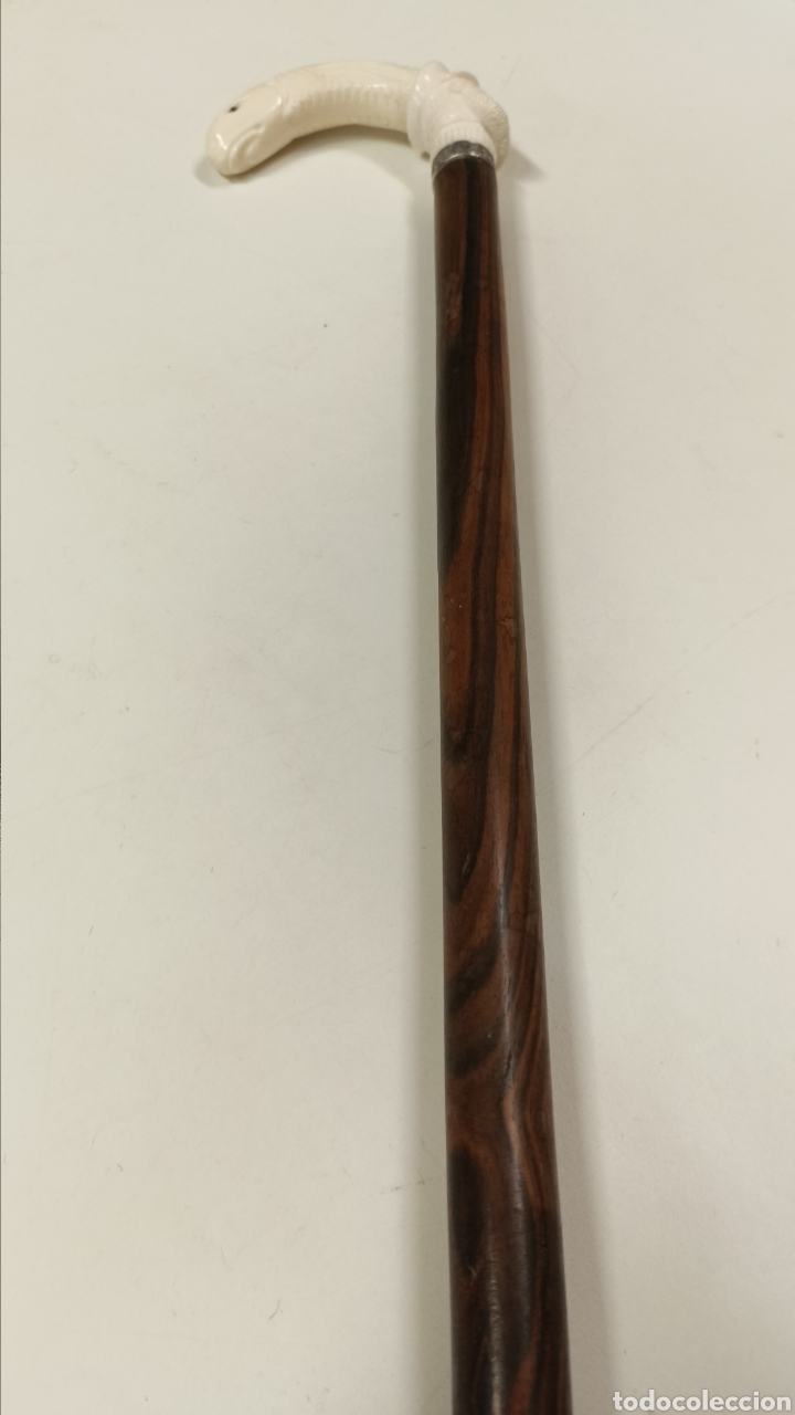 Antig&uuml;edades: Bast&oacute;n Marf. 91cm - Foto 8