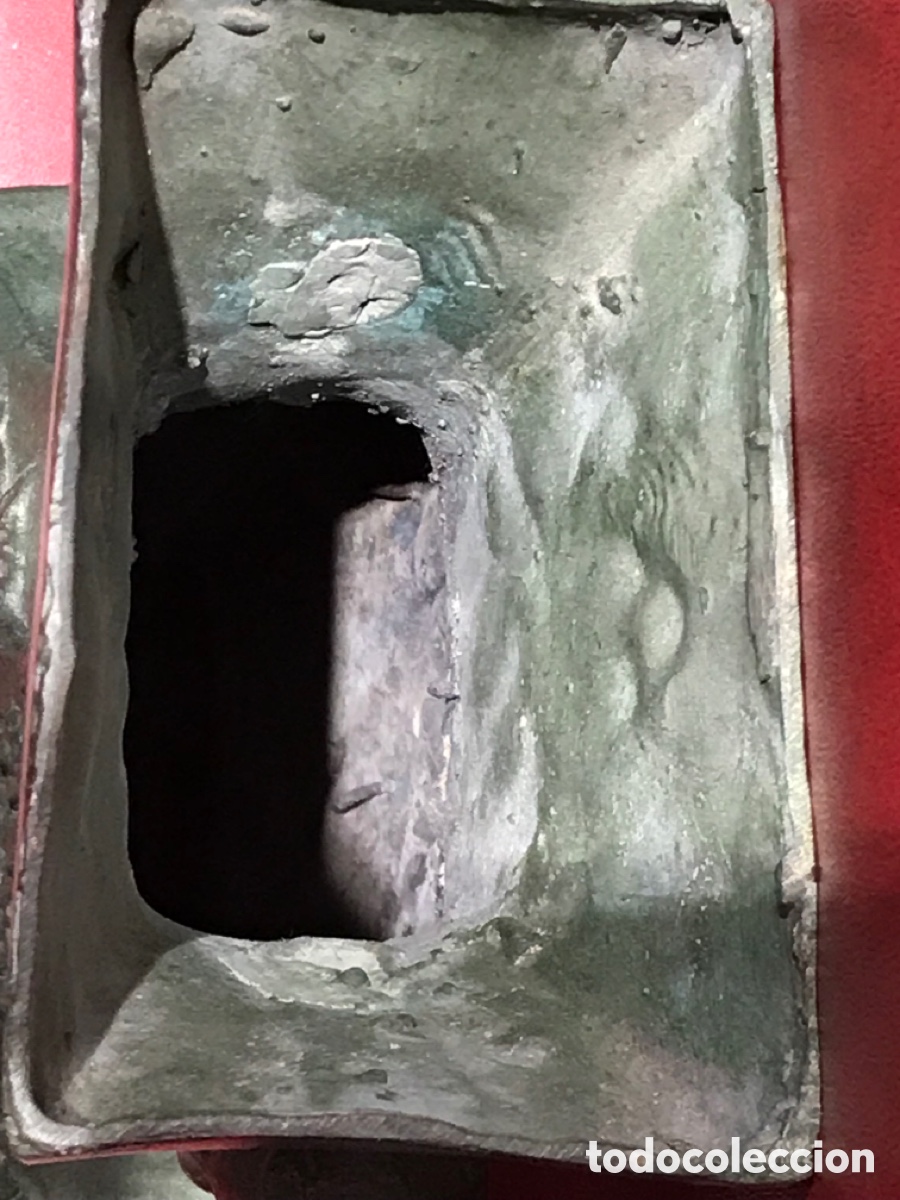 Antig&uuml;edades: Jarron bronce (estilo modernista) 28 cm. - Foto 7